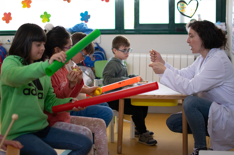 Expresin artstica y musical en el colegio de la Fundacin Gil Gayarre