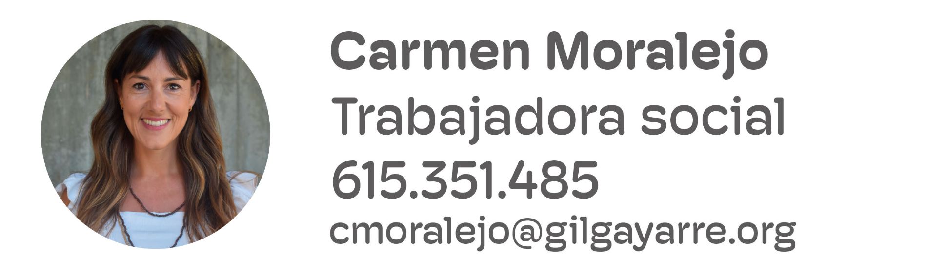 Carmen Moralejo, Trabajadora Social del COFOIL `San Luis Gonzaga`, Fundaci�n Gil Gayarre