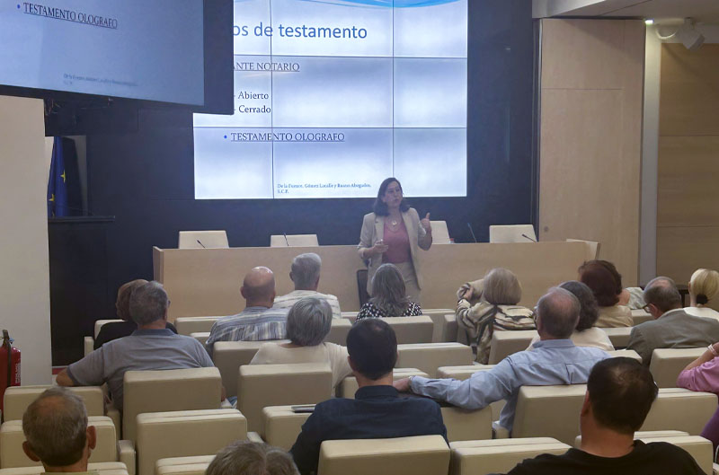 La Fundacin Gil Gayarre celebra, junto a la Fundacin ICAM Cortina, una charla-coloquio sobre testamentos y proteccin jurdica de personas con discapacidad