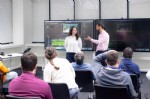 El taller de audiovisuales de la Fundaci�n Gil Gayarre visita Ferrovial