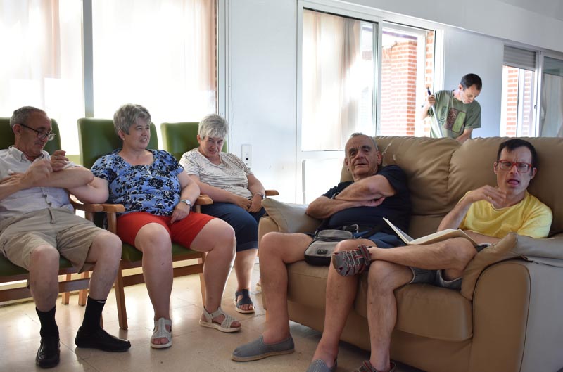 Personas con discapacidad intelectual o del desarrollo del Mdulo de viviendas de la  Fundacin Gil Gayarre en San Sebastin de los Reyes