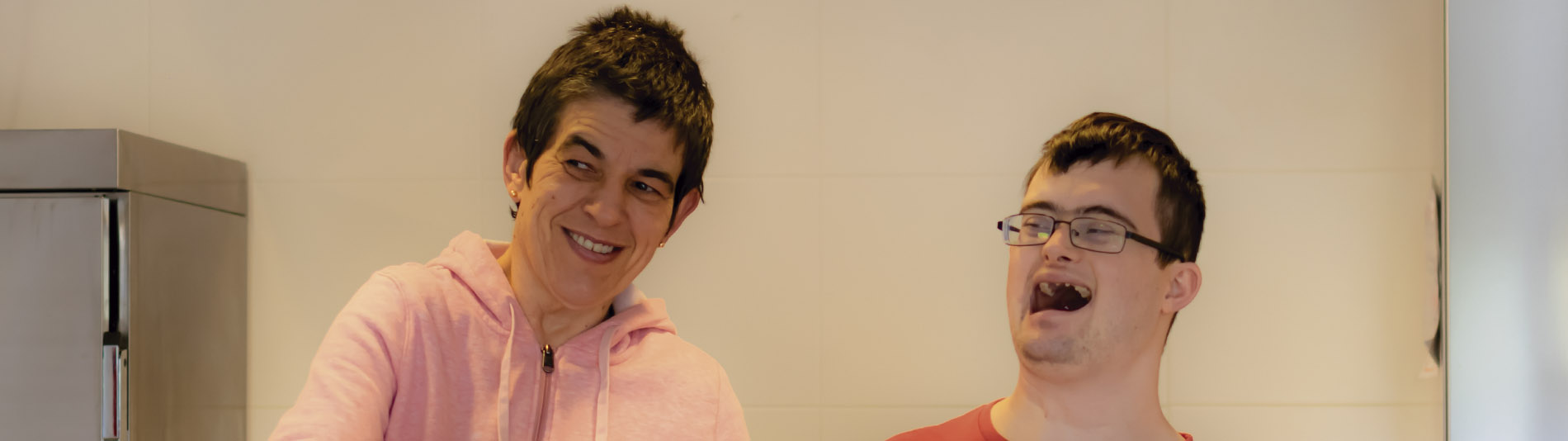 Personas con discapacidad intelectual o del desarrollo del mdulo de viviendas de la Fundacin Gil Gayarre en Pozuelo de Alarcn