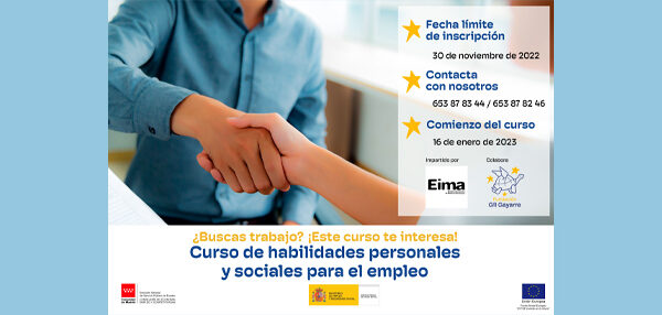 Curso de Habilidades personales y sociales para el Empleo - 16enero2022